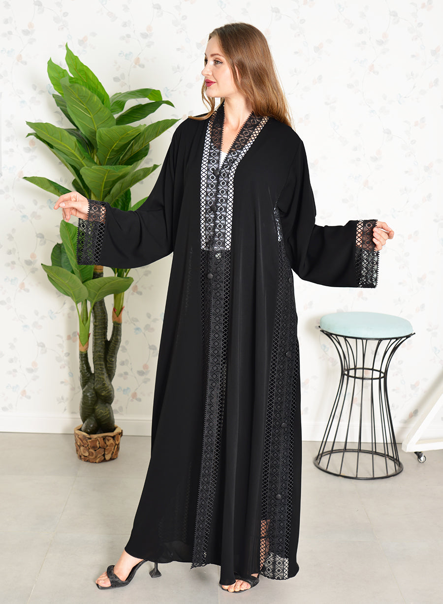 lace abaya