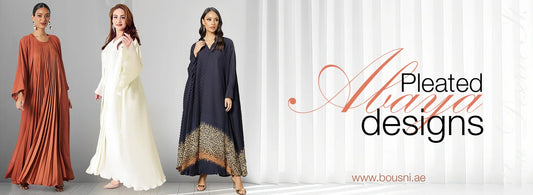 pleated abaya designs