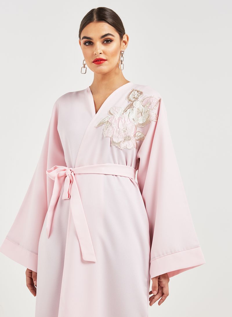 light pink abaya