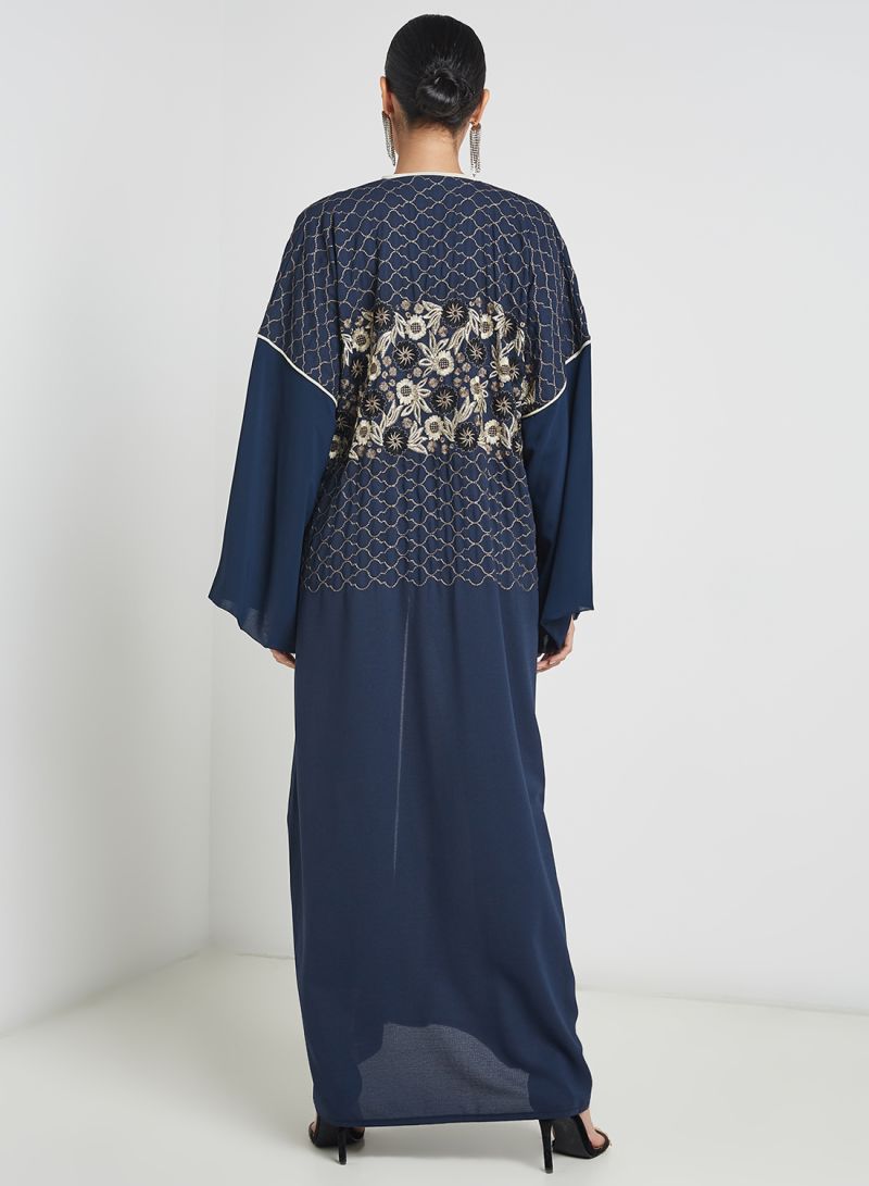 embroidered abaya