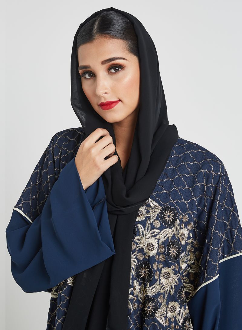embroidered abaya