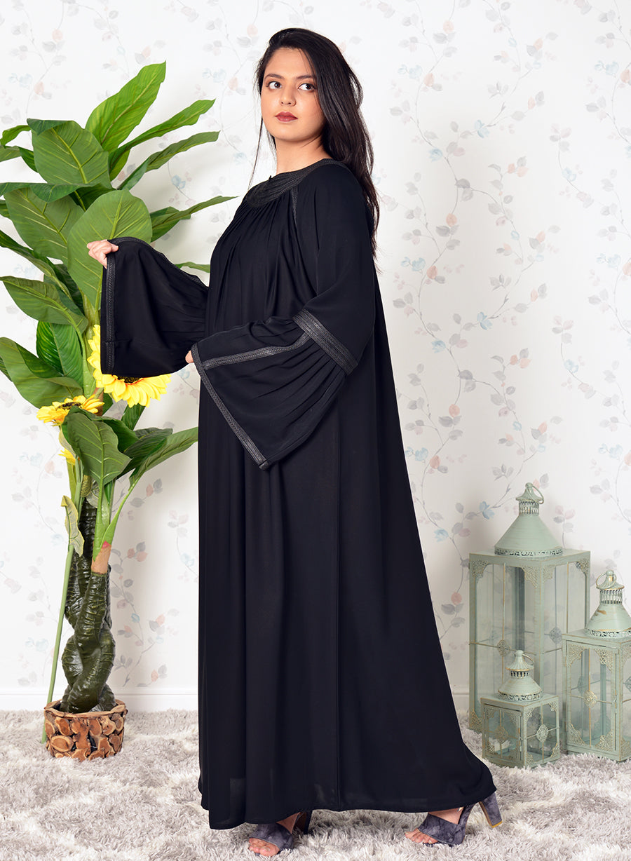 Bell Sleeves Abaya dubai