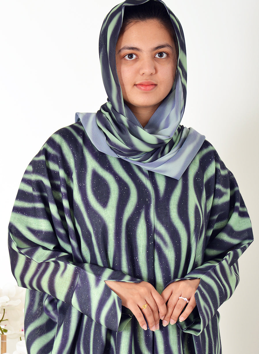 Bahraini Style Self-Printed Plain Bisht Abaya - Unleash Elegance and Tradition in Every Step! | Bsi3942
