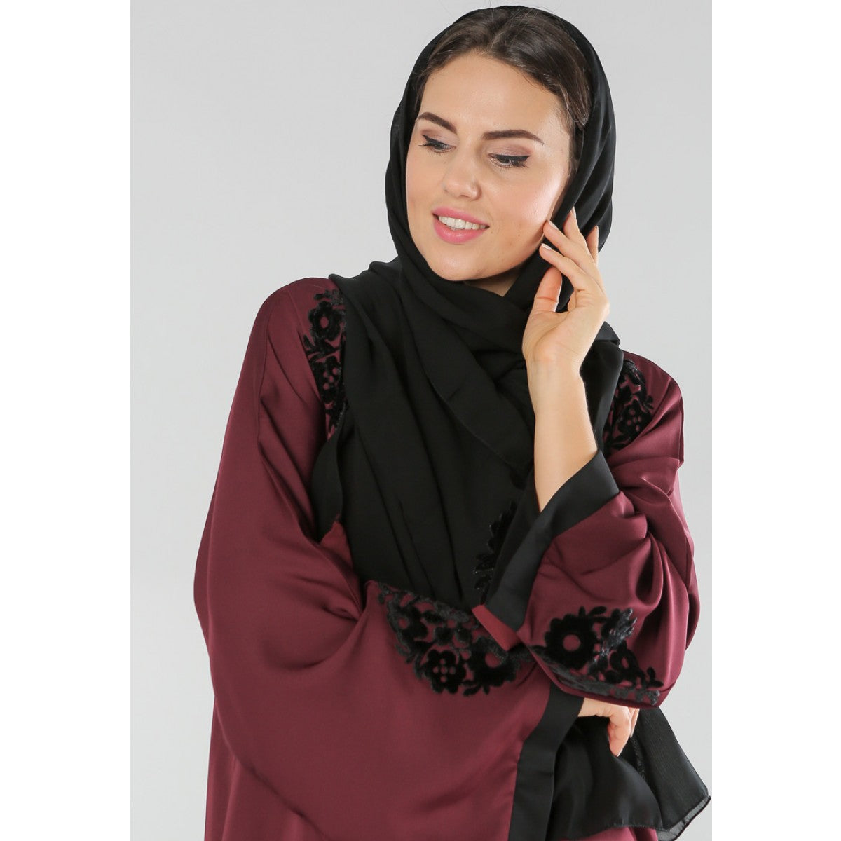 applique work abaya