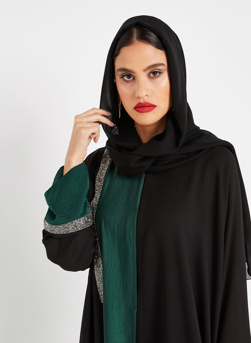 Applique style abaya