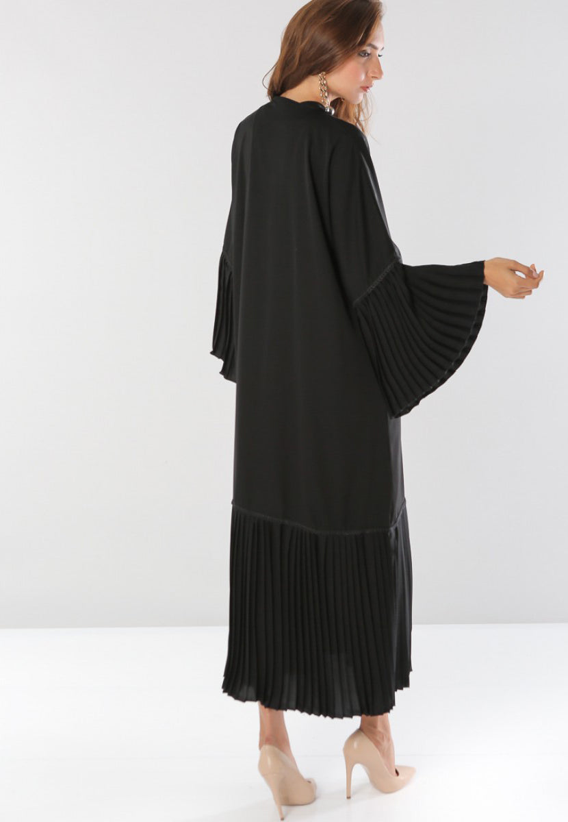 pleated abaya