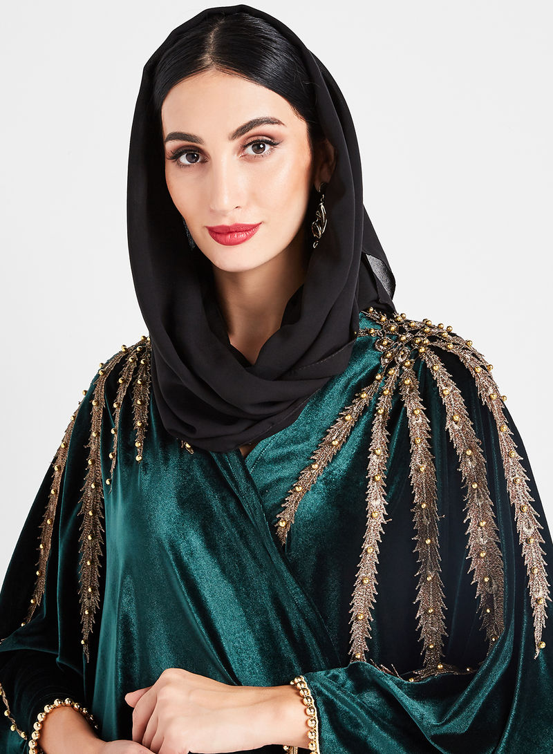 velvet farasha abaya