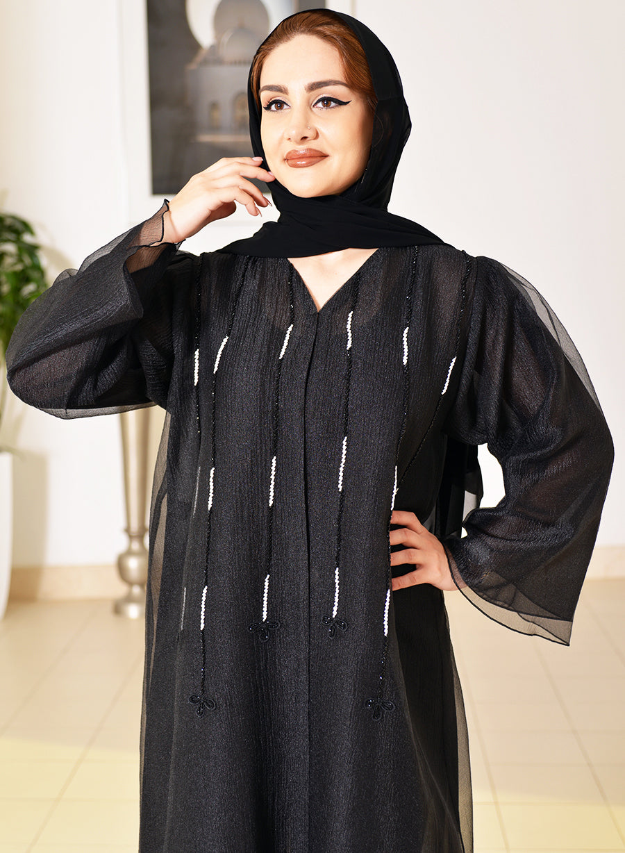 organza abaya