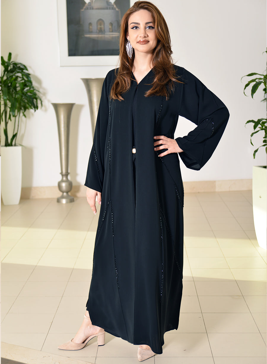 beads abaya