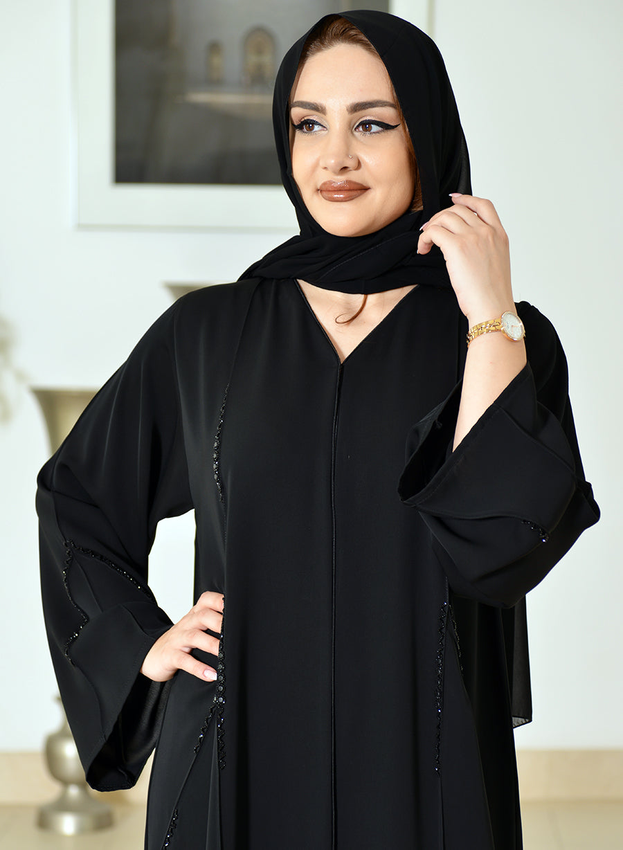 beads abaya