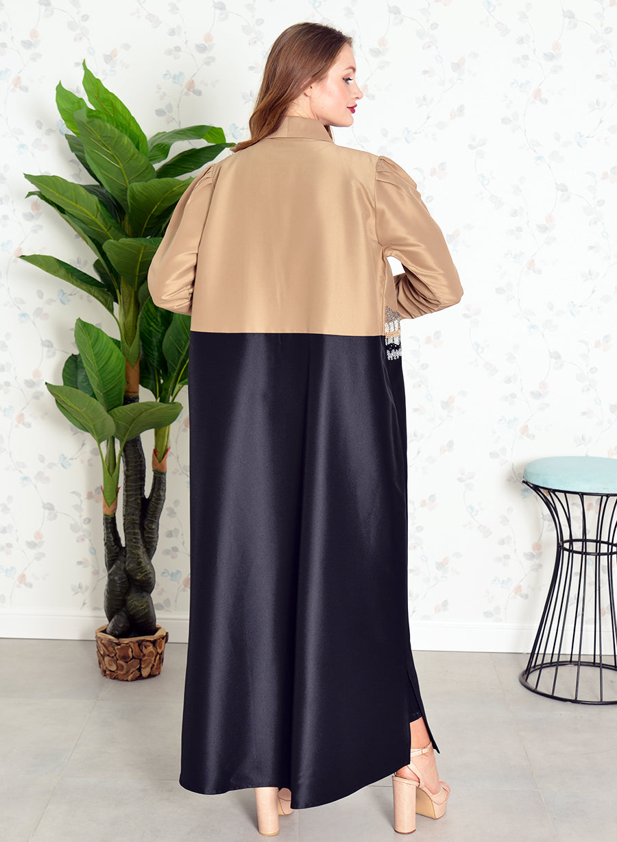 puff sleeves abaya