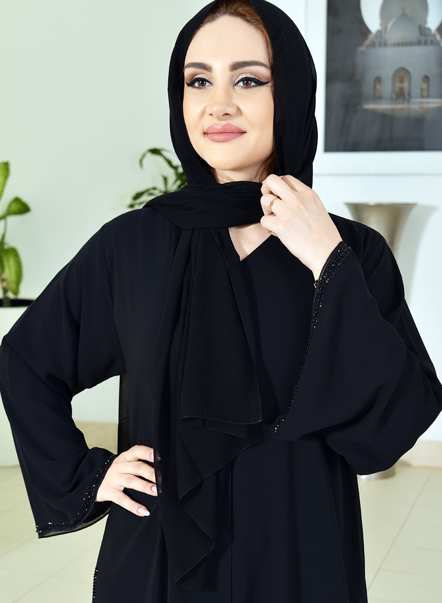 chiffon abaya