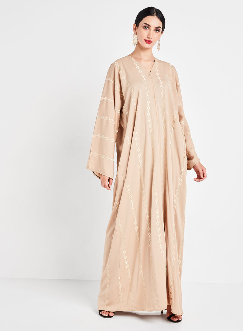 embroidered abaya