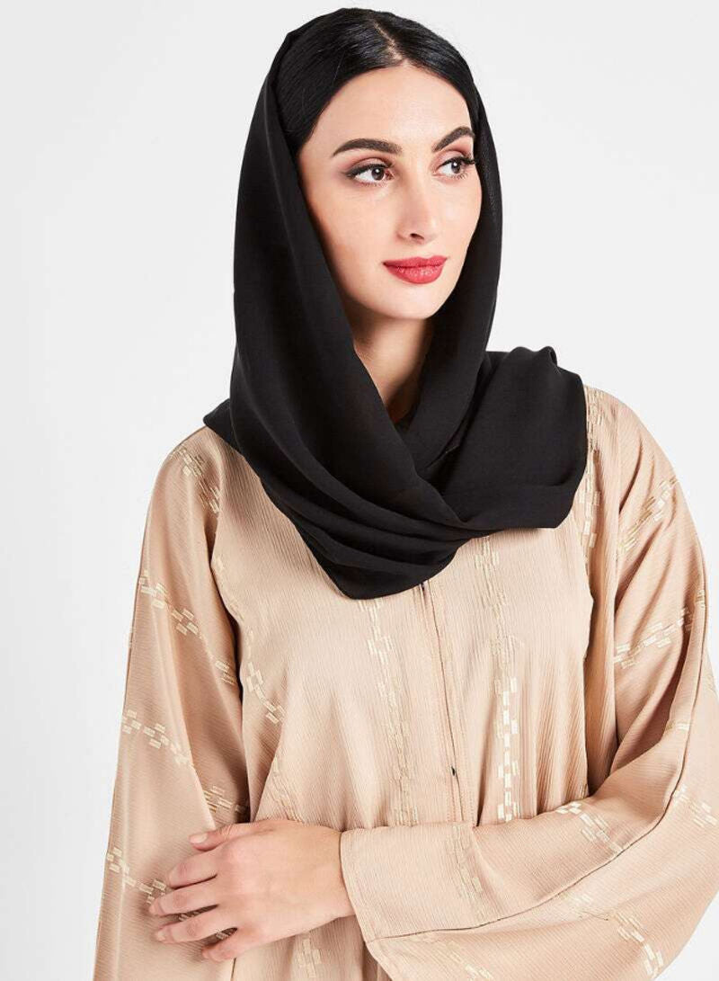 embroidered abaya
