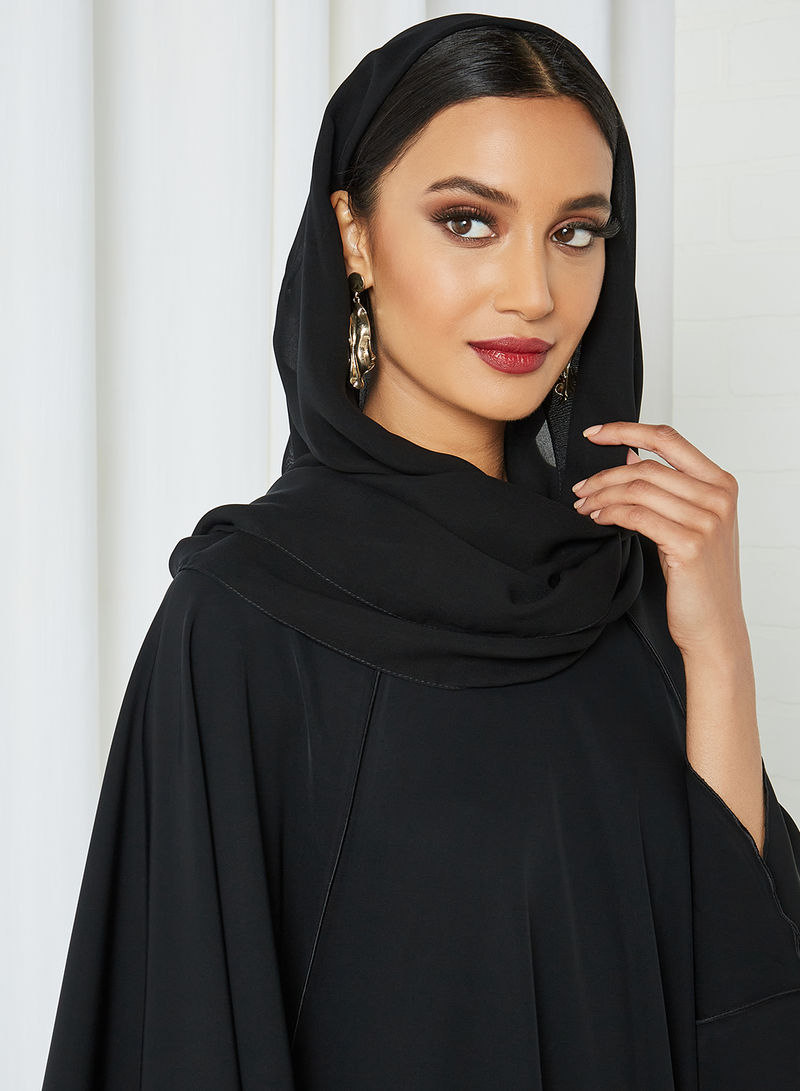 black umbrella abaya