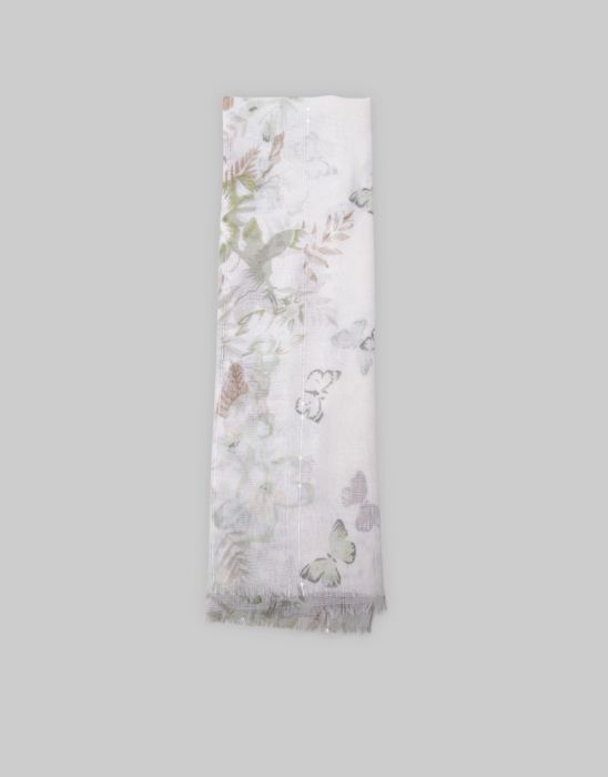 floral printed scarf